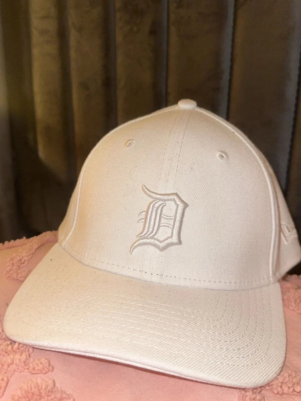 New Era White Detroit D Logo Baseball Cap